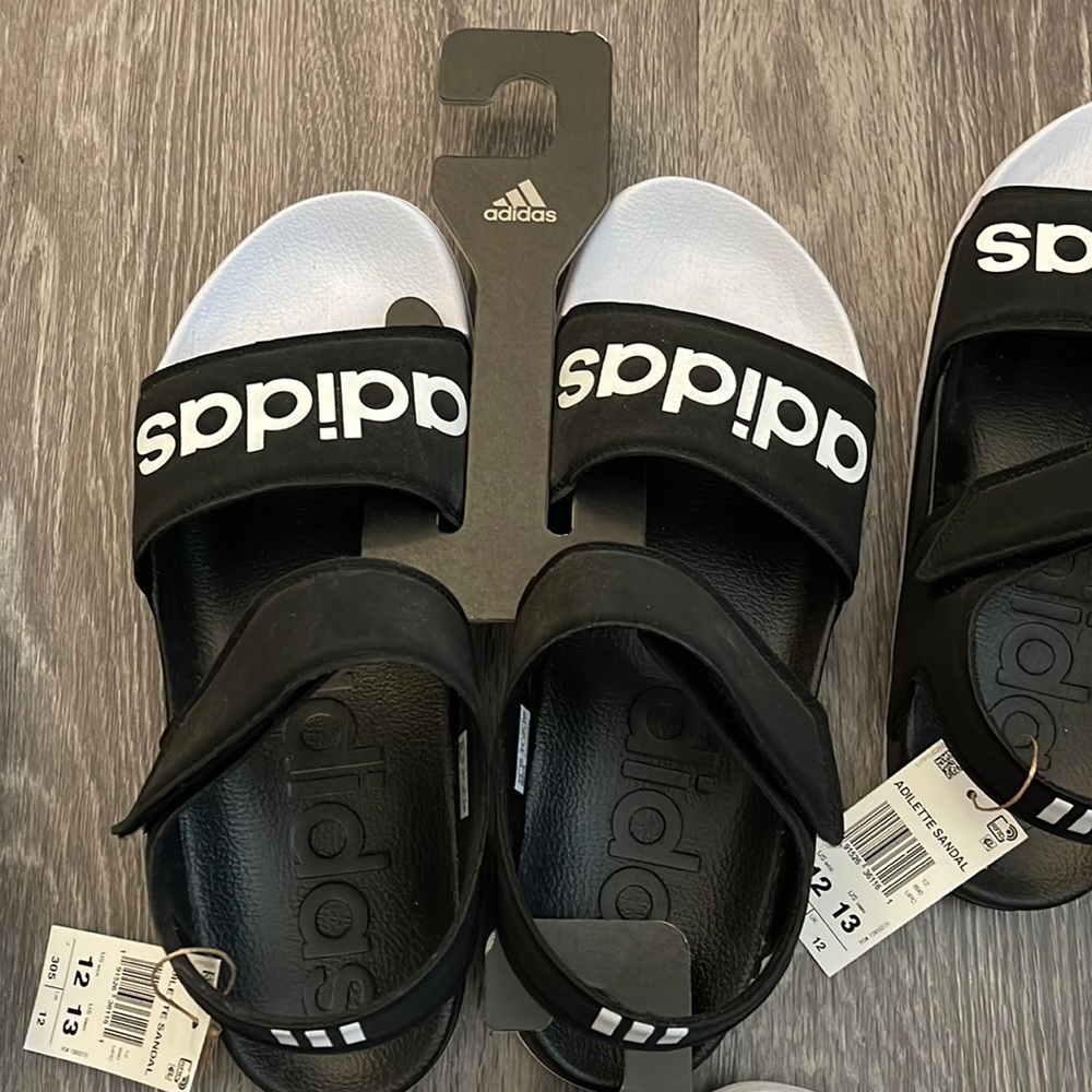 Adidas Velcro Sandals 12(Men) and 13(Women)